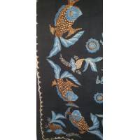 Batik doek met vissen